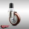 Service Caster 4 Inch 316SS Maroon Polyurethane Wheel Swivel 1-3/4 Inch Expanding Stem Caster SCC-SS316EX20S414-PPUB-MRN-134 - alternate 3